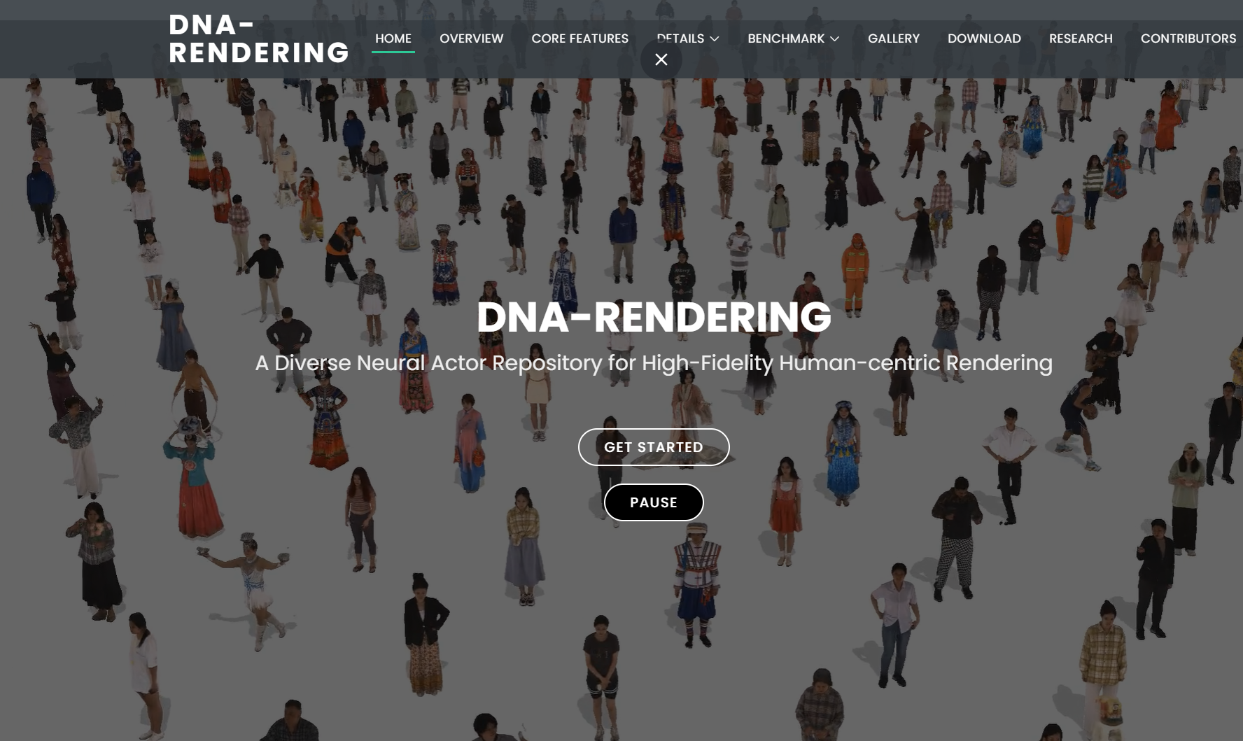 DNA-Rendering 数字人库