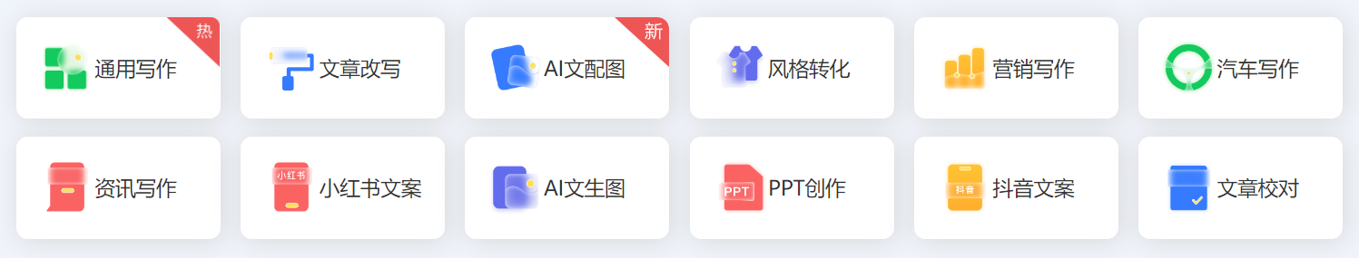Giiso写作机器人 支持功能
