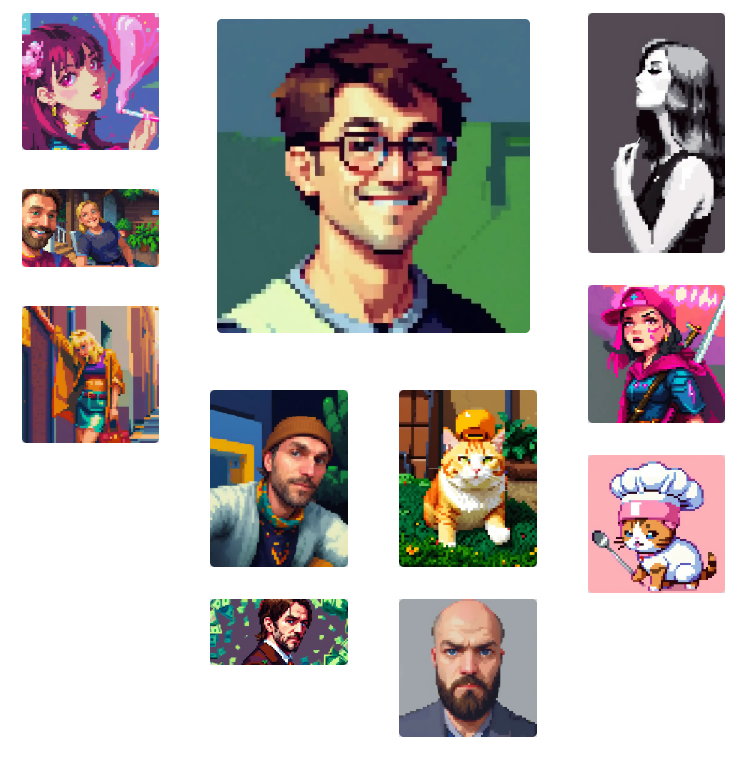 PS2 Filter AI Tool 游戏风格头像