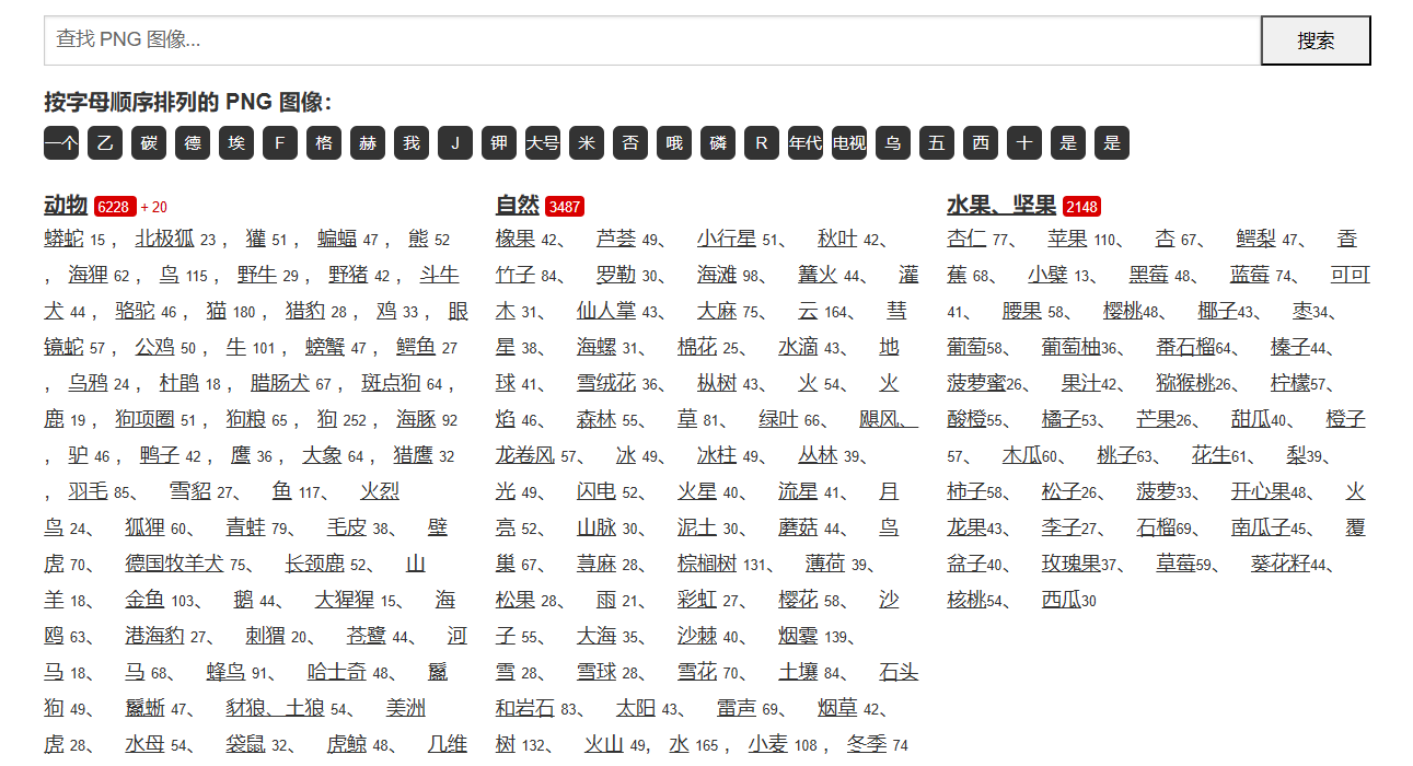 PNGimg 免费透明图片素材库