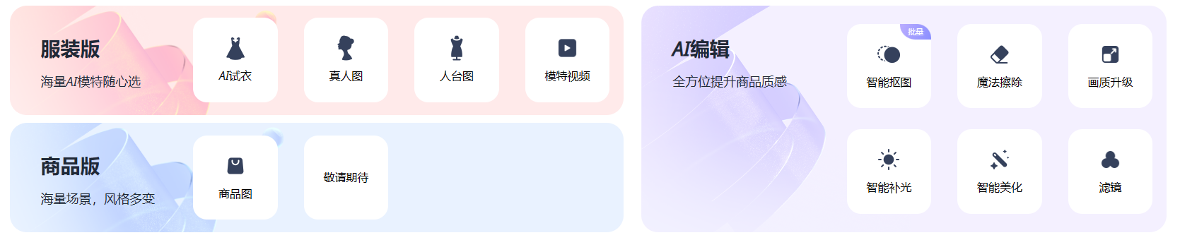PhotoStudio AI 功能 预览